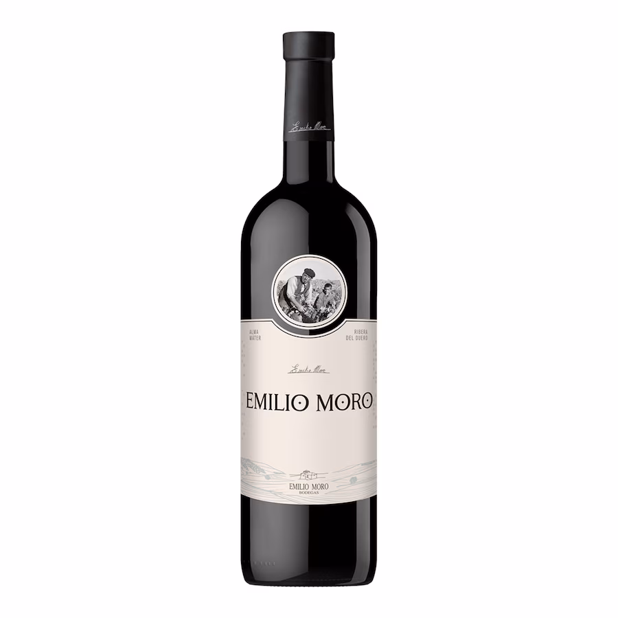 Botella de vino tinto Emilio Moro Vendimia Seleccionada, un Ribera del Duero de autor ideal para expertos y paladares exigentes