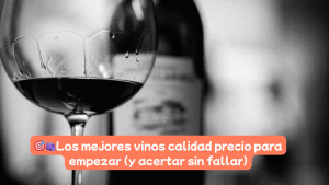 Selección de los mejores vinos relación calidad-precio para empezar a disfrutar sin fallar.