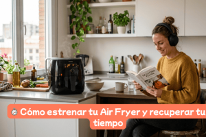 ⏱️ Cómo estrenar tu Air Fryer y recuperar tu tiempo
