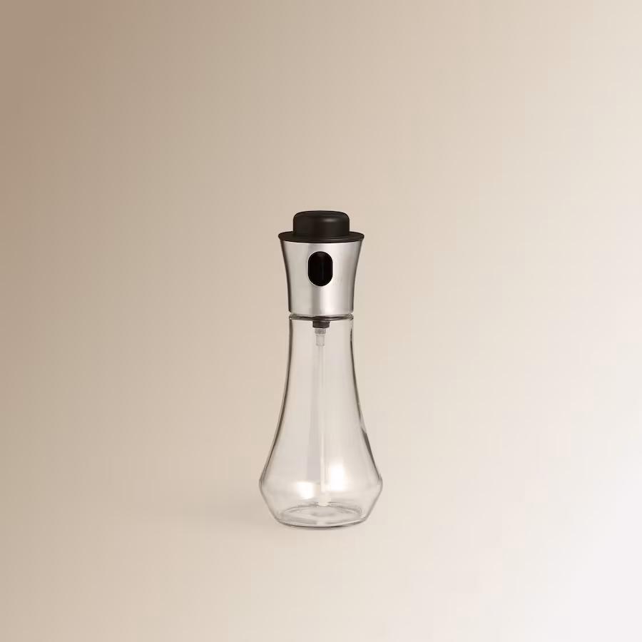 Pulverizador de aceite de oliva en spray de cristal para dosificar en freidora de aire